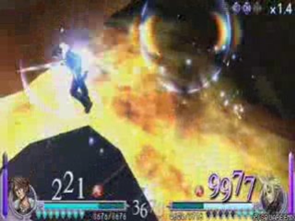 Squall VS Cloud Final Fantasy Dissidia