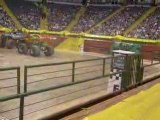 monster truck wheelie