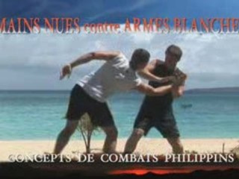Défenses mains nues contre armes : kali arnis Eskrima