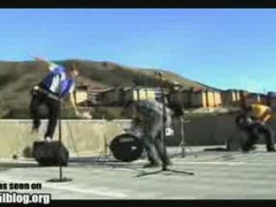 Videoclip con sciagura