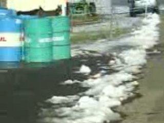 trotinette et cascade