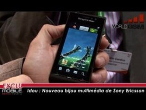 WORLDGSM : MWC de Barcelone, Sony Ericsson présente Idou