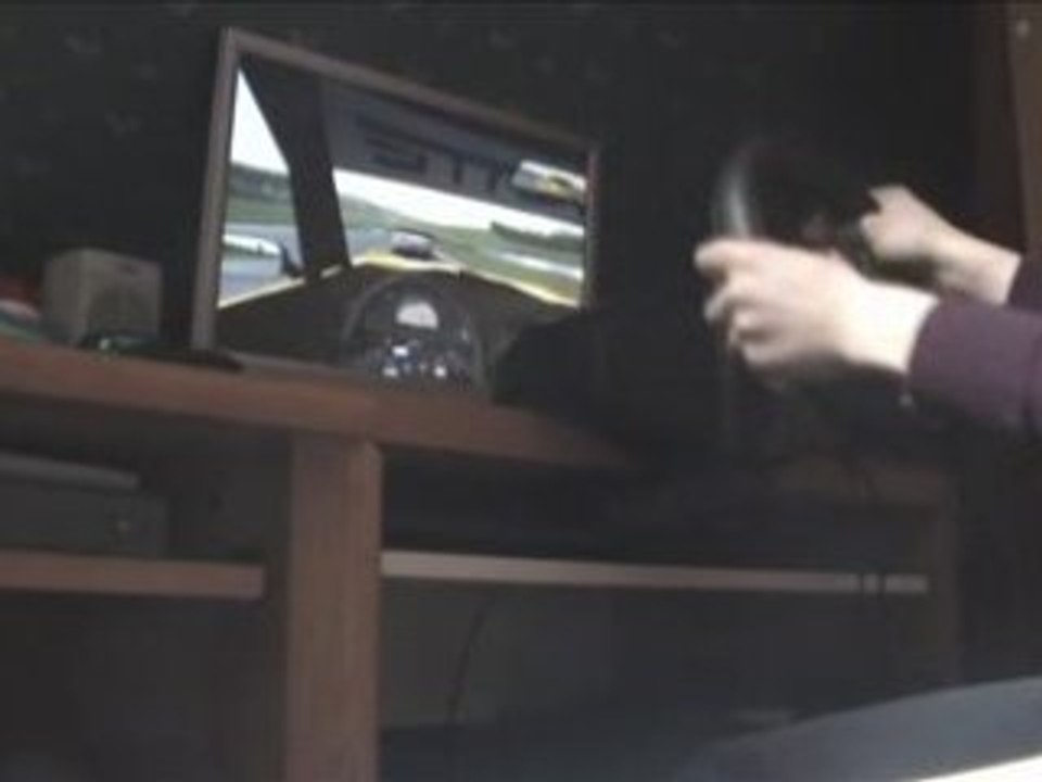 Onboard Lap Donington Park Corvette C6R rFactor