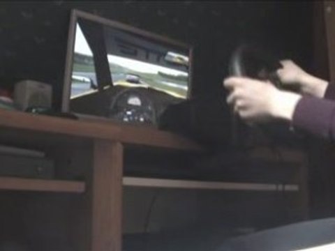 Onboard Lap Donington Park Corvette C6R rFactor