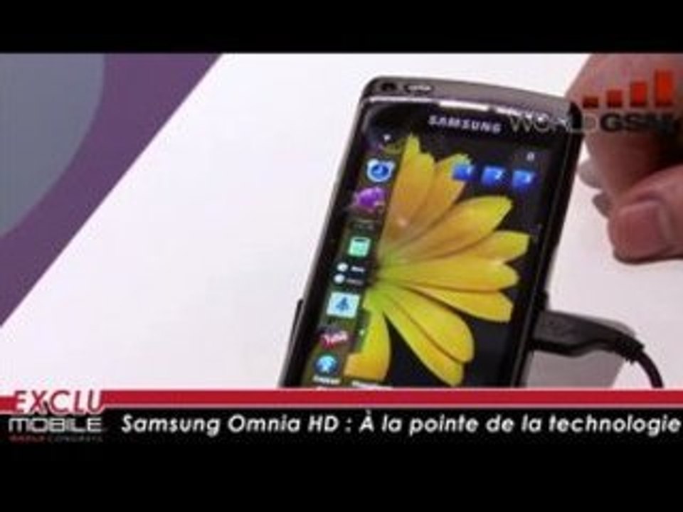 WORLDGSM : MWC de Barcelone, Samsung Omnia HD