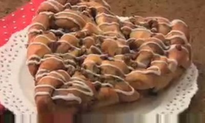 Twisted Valentine Bread