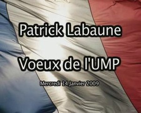 Voeux Patrick LABAUNE (Valence, 14 janvier 2009)