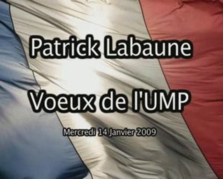 Voeux Patrick LABAUNE (Valence, 14 janvier 2009)