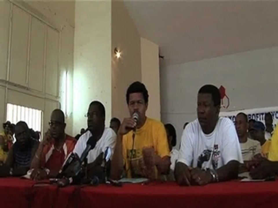 LKP,point de presse  élie Domota 21Janvier,sur le site UGTG.