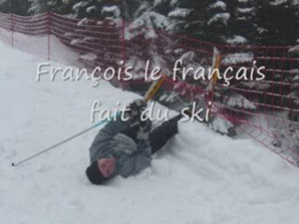 Francois fait du ski