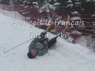 Francois fait du ski