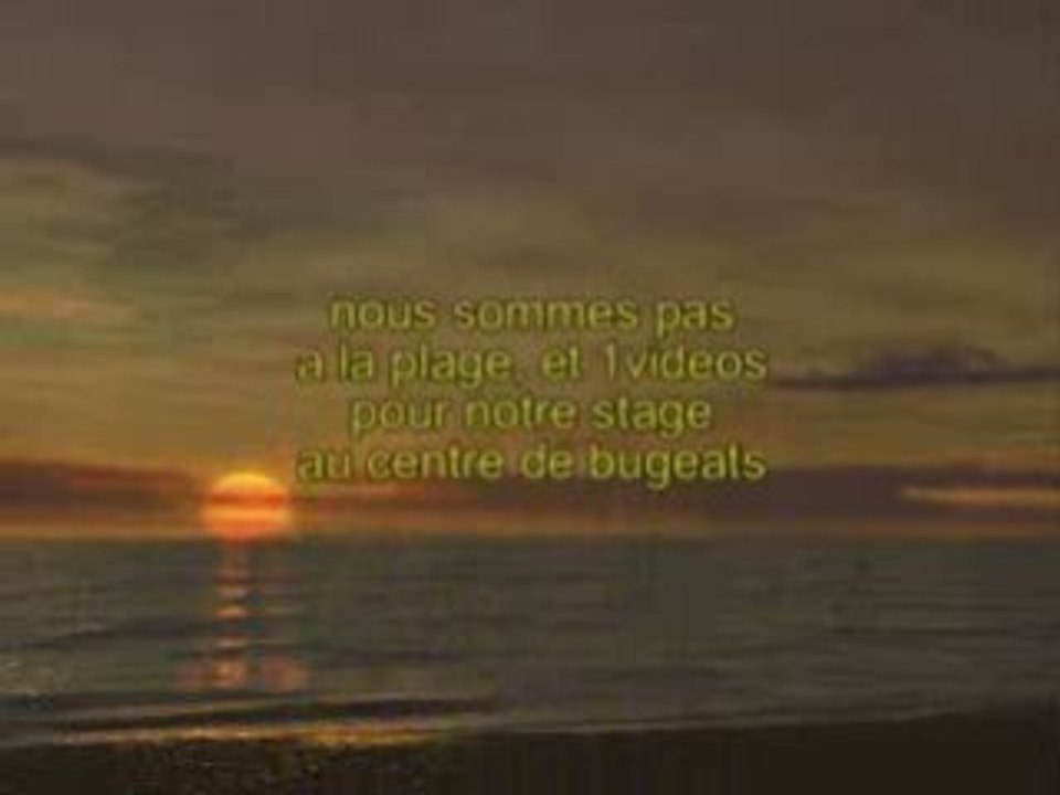 premiere video de mon stage