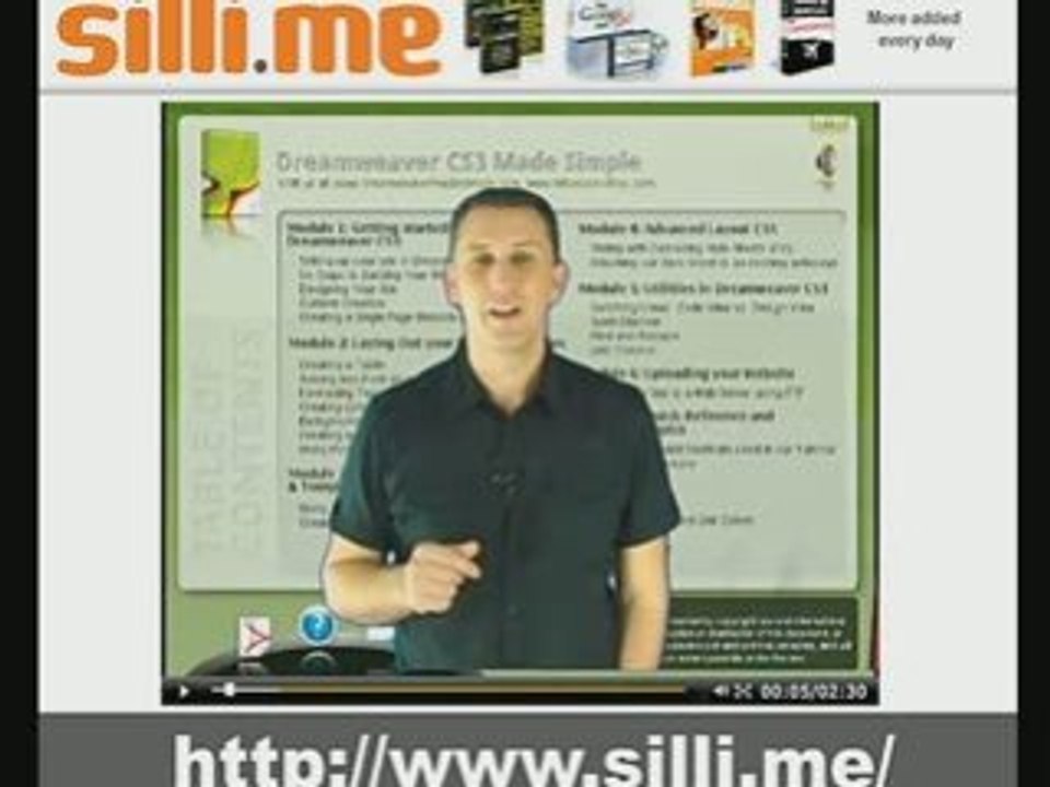 Dreamweaver Video Tutorial