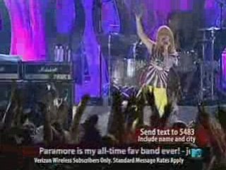 Paramore - That's What You Get (MTV Live)