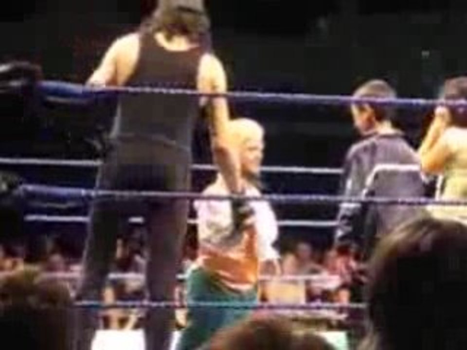 The Undertaker dances with Hornswoggle - WWE house show