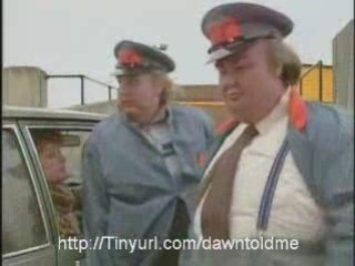 French and Saunders Car Park Attendants