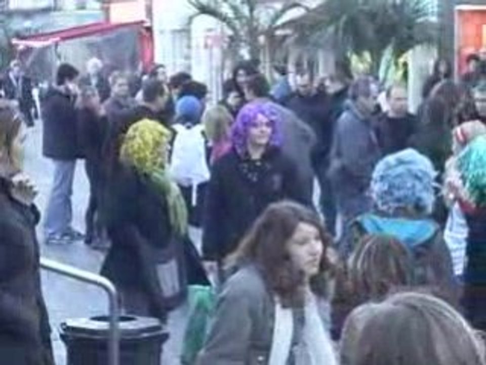 Freeze Mob Cherbourg le 21-02-09