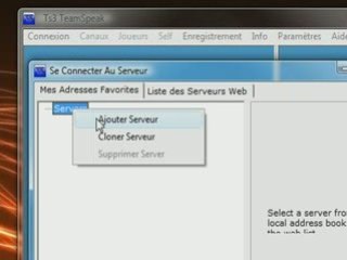 Enregistrer un serveur TS