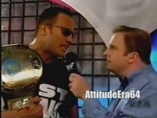The Rock Interview 10/8/00 SD!