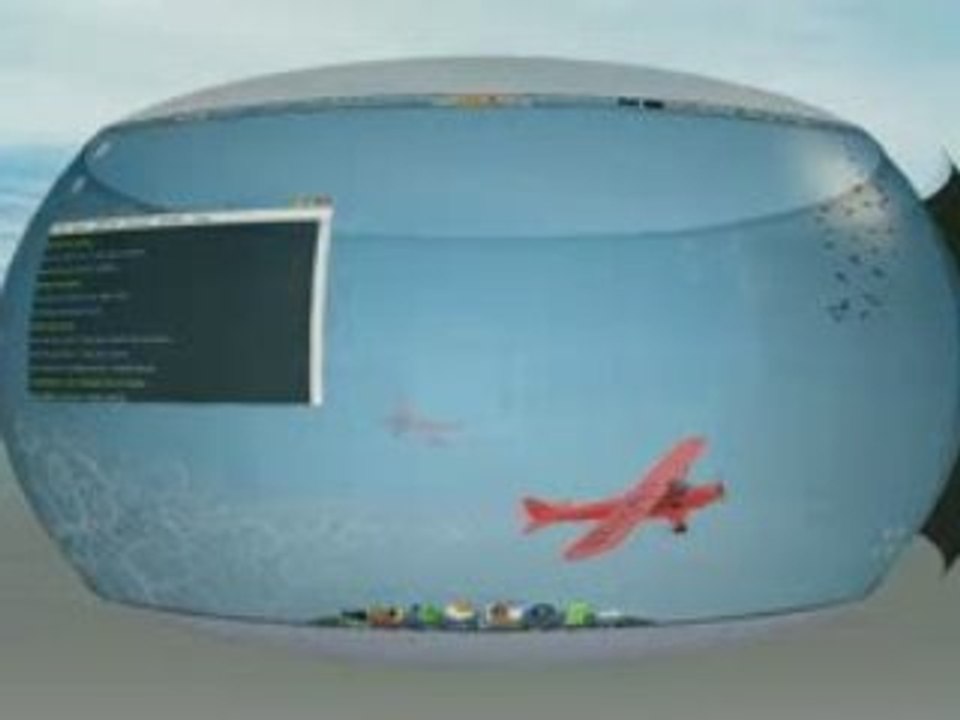 Compiz + Emerald + Cairo- Dock (svn) + Screenlets Screencast