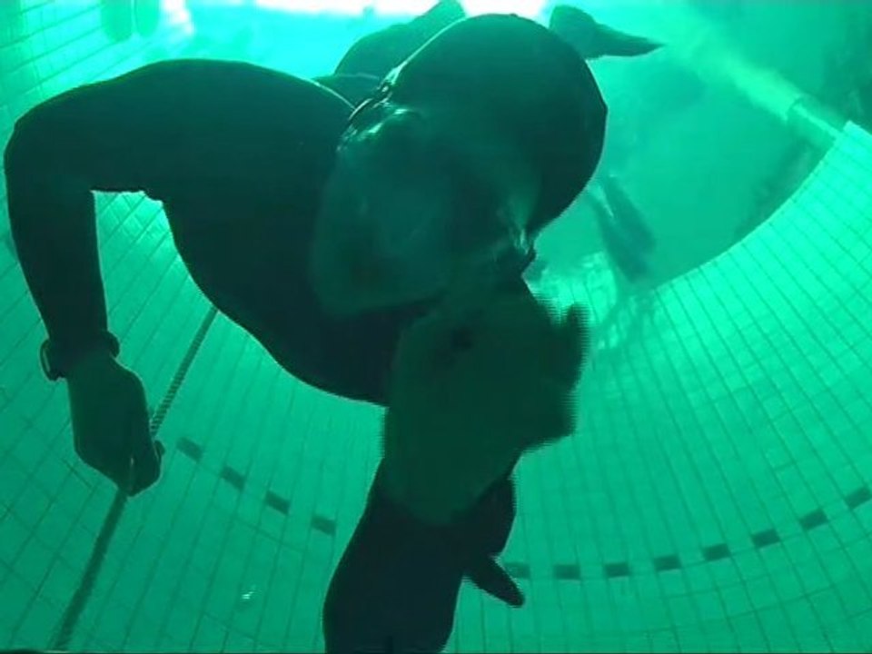 Une apnée à 20m