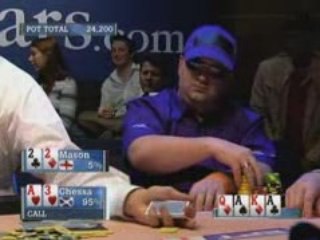Poker EPT 2 Monte Carlo Chessa wins big pot vs Mason