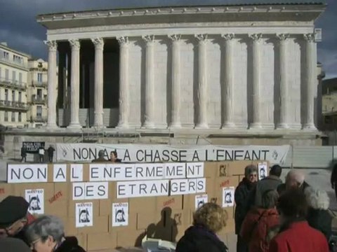 RESF Actions contre l'enfermement des Sans-Papiers ,