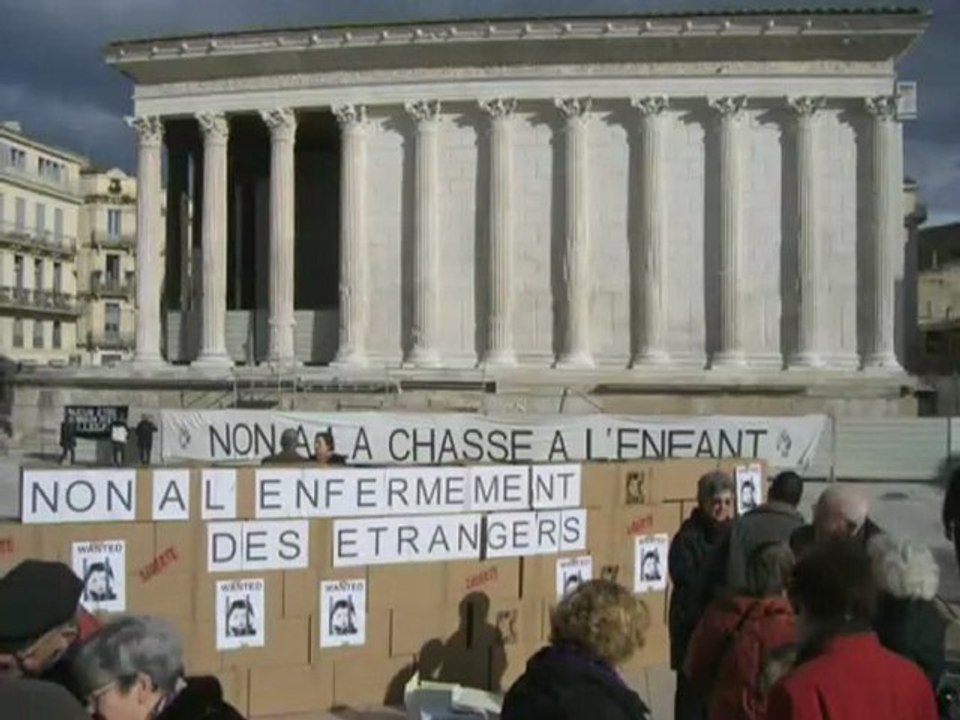 RESF Actions contre l'enfermement des "Sans-Papiers",