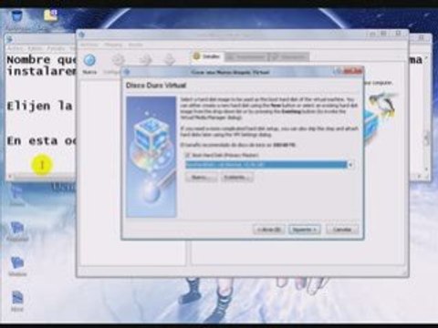 Video tutorial para instalar windows en maquina virtual