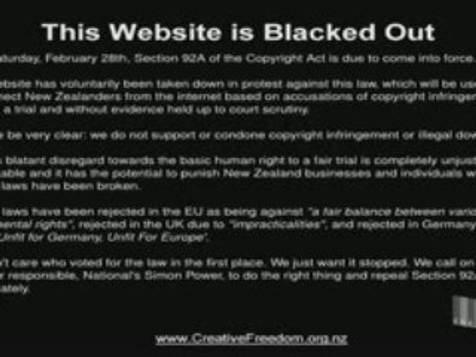 This Site is Blackout