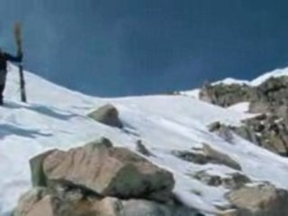 Ski de rando à Fort Carra et couloir de la Raie des Fesses