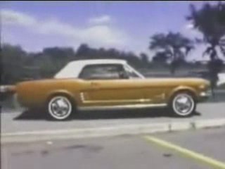 1966 Ford Mustang Hardtop Fastback Convertible Commercial