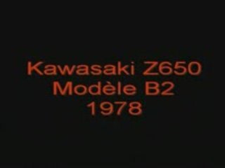 Kawasaki Z650 modèl B2 1978