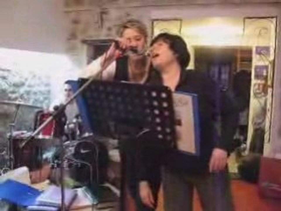 22-02-09 fete annif Yves - Pere Fouettard - Virginie Marie