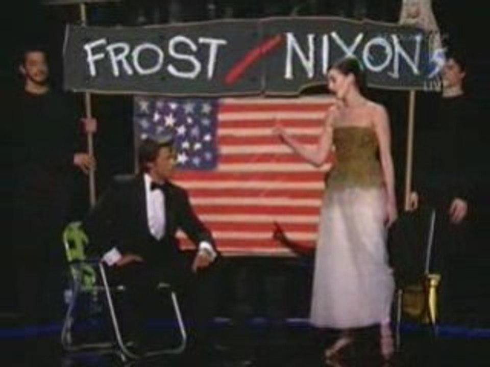 Hugh Jackman and Anne Hathaway peforms at the Opening of The