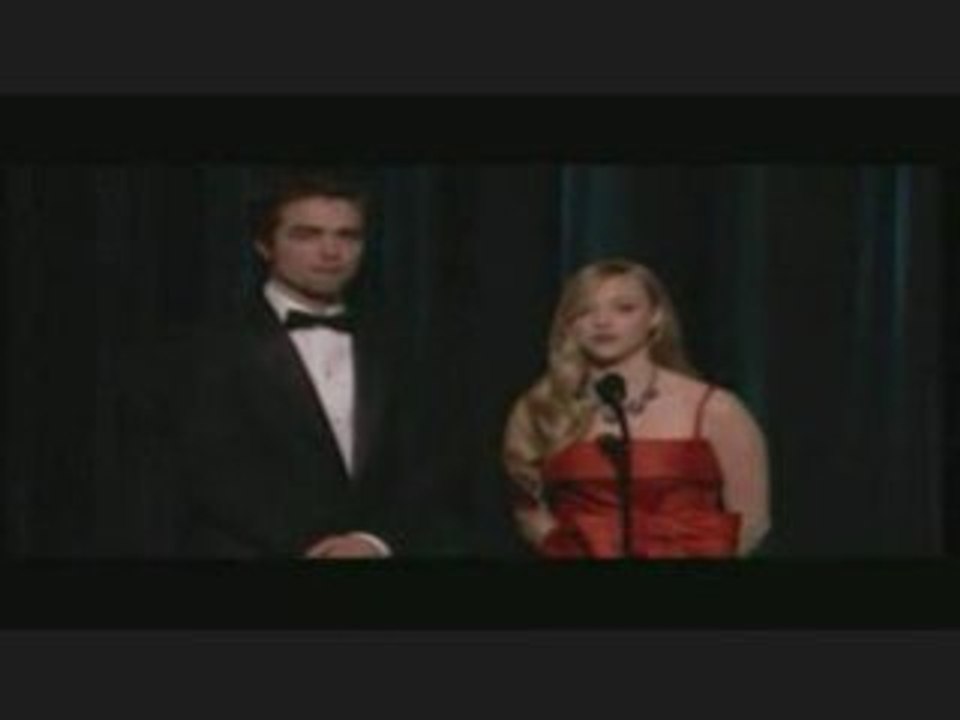 Oscar 09 Robert Pattinson presents Romance 08