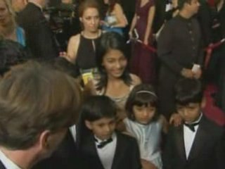 Slumdog kids at the Oscars