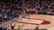NBA Mo Williams steals the pass...LeBron James finishes with