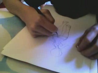 Essai de dessin sur la perspective