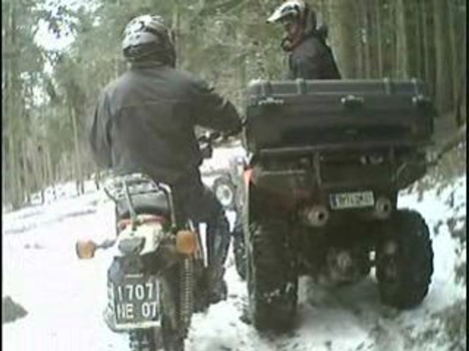 Balade en haute Ardèche le 22/02/2009