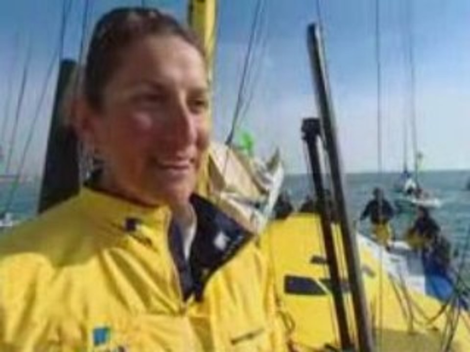 Dee Caffari-Aviva-Arrivée©Vendée Globe2008-2009