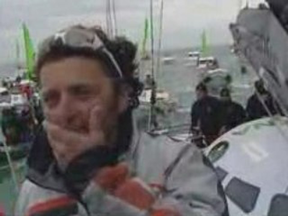Arnaud Boissières-Akena-Arrivée©Vendée Globe2008-2009