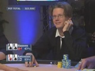 Poker EPT 2 Barcelone  Gus Hansen vs Patrick Antonius