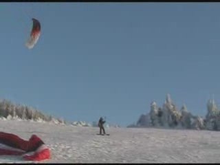 Snowkite jasserie le 20 fevrier 2009