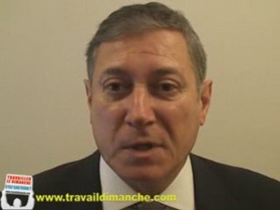 Travail dimanche : interview de Richard Dell'Agnola - Député