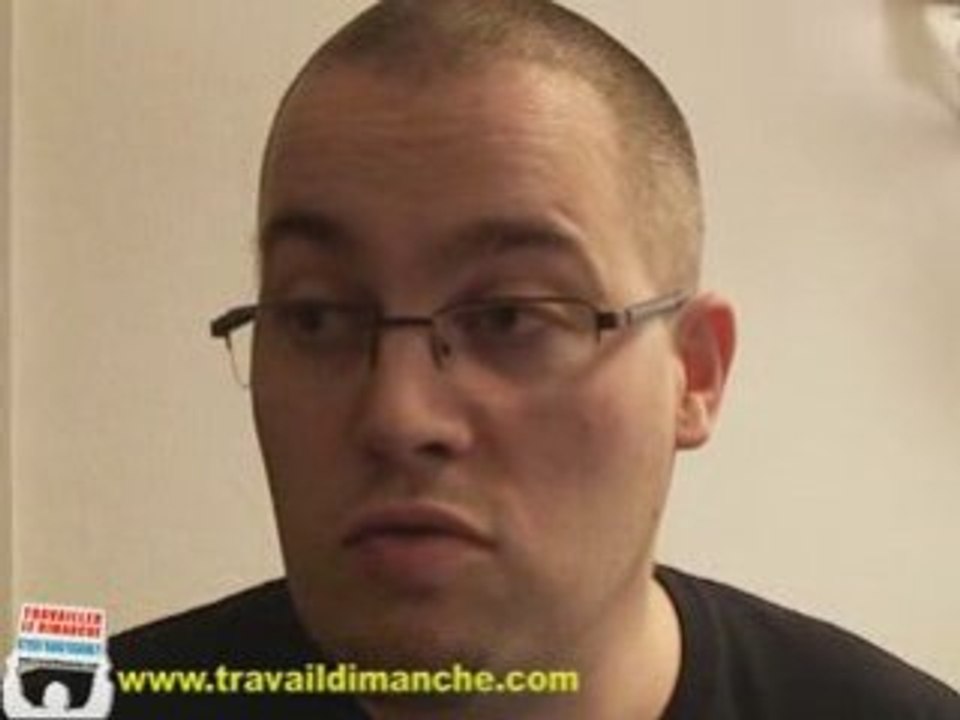 Travail dimanche : Coup de gueule de Hervé, salarié dimanche