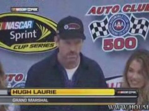 Fox Nascar: Hugh Laurie