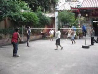 Bangkok - Fußballtennis in Chinatown ´07