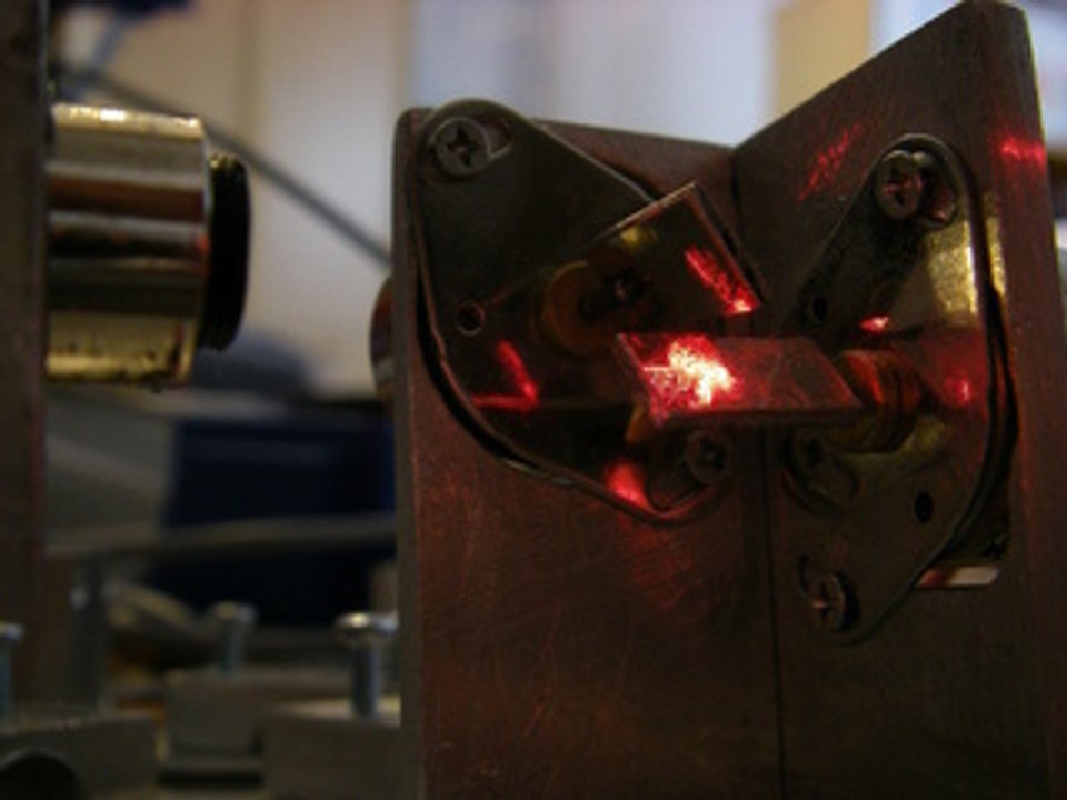 Test meines selbstbau laserscanners mit mot-2