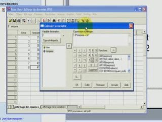 SPSS: transformation données